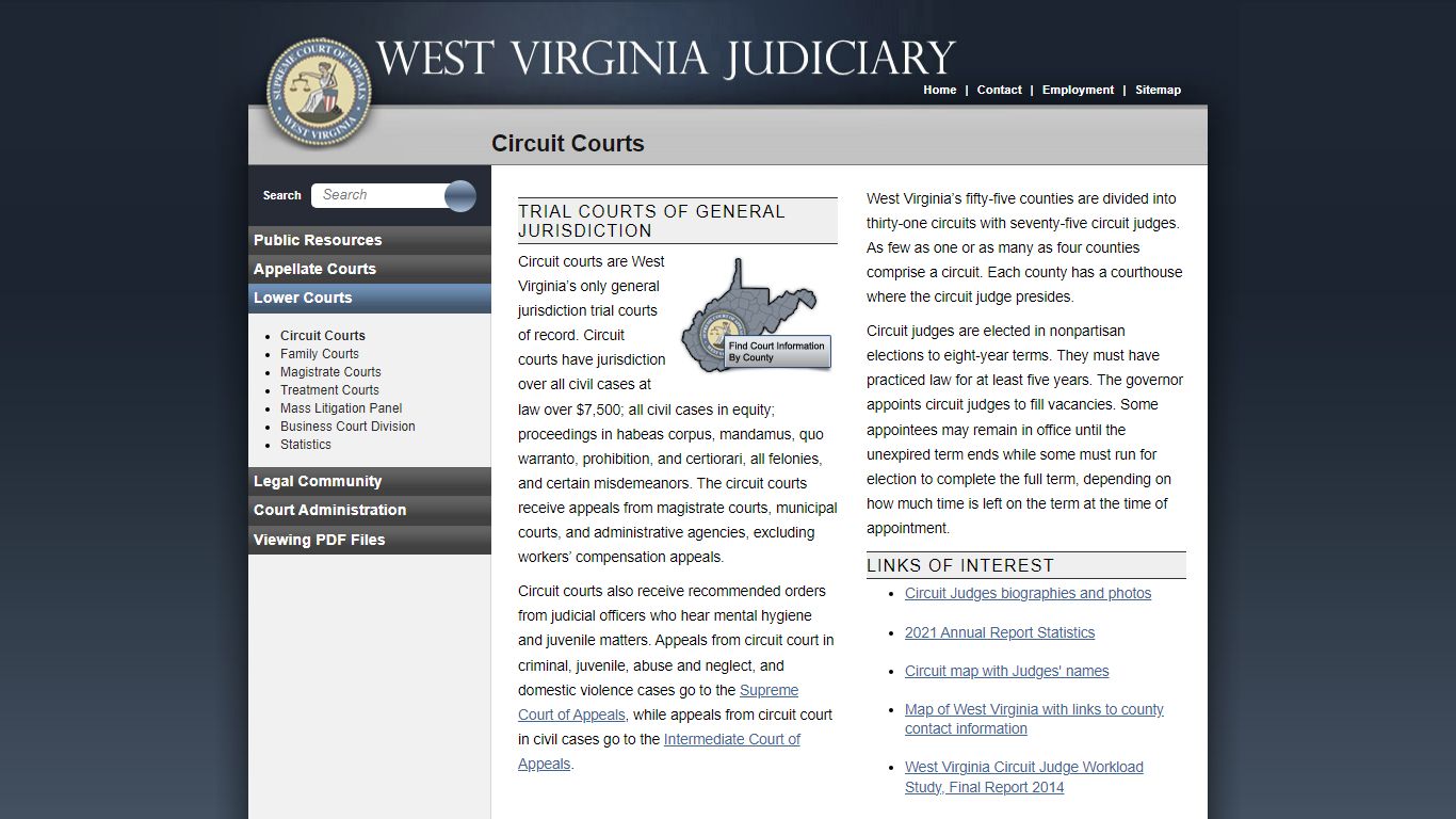 Circuit Courts - West Virginia Judiciary